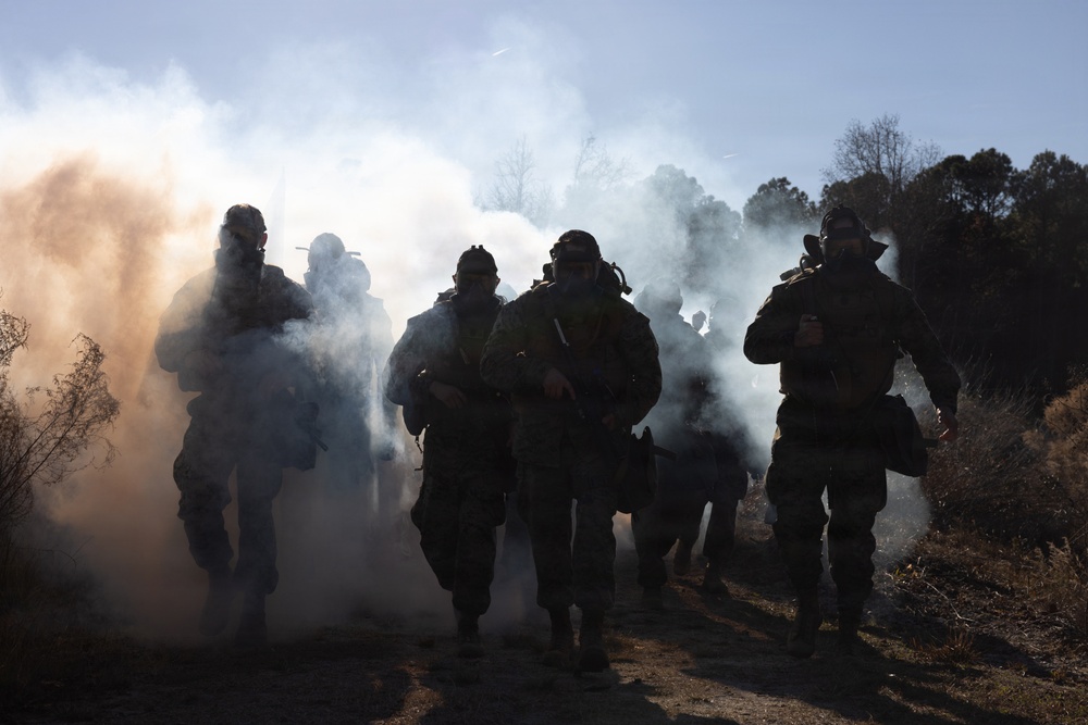 Combat Logistics Battalion 22 Field Exercise Tactical Hike