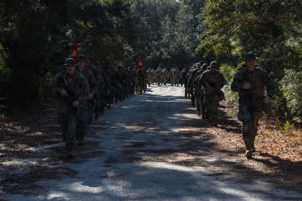 Combat Logistics Battalion 22 Field Exercise Tactical Hike