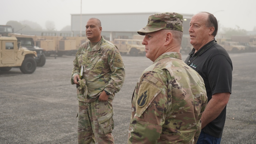 63rd Readiness Division Leadership Visits Holderman Hall