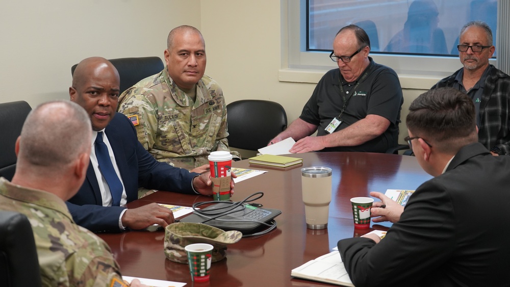 63rd Readiness Division Leadership Visits Holderman Hall