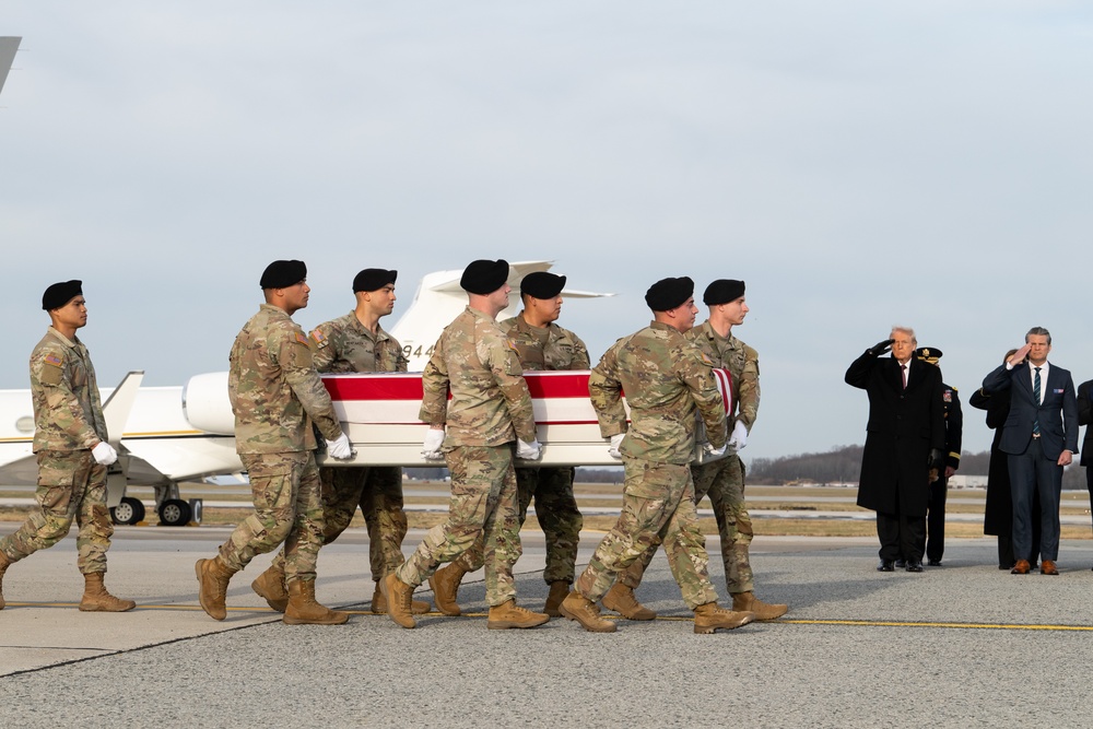 Ayad Mansoor Sakat honored in dignified transfer Dec. 17