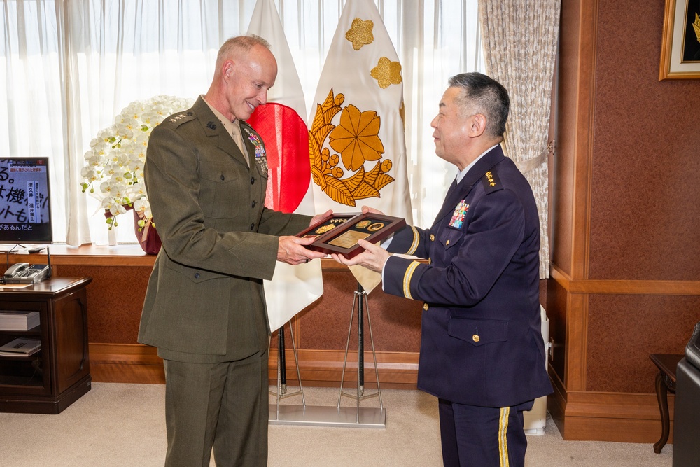 MARFORPAC commander visits U.S. Embassy and Ministry of Defense in Japan