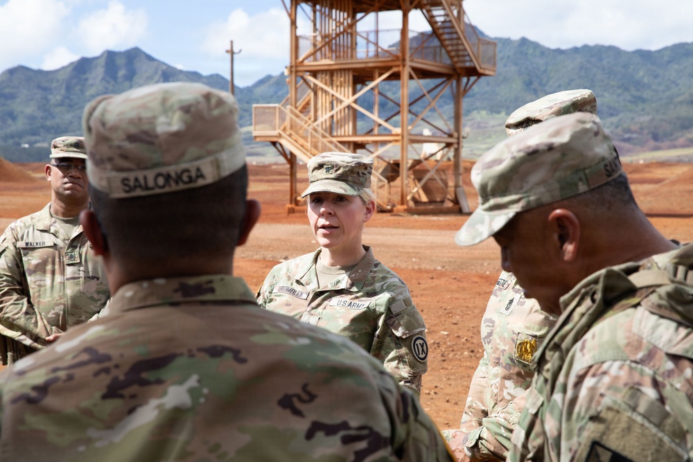 BG Trombley Visits the 368th MP Company During JPMRC 26-01