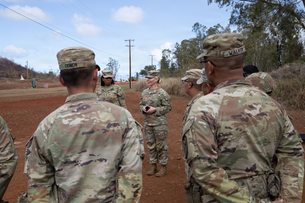 BG Trombley Visits the 368th MP Company During JPMRC 26-01