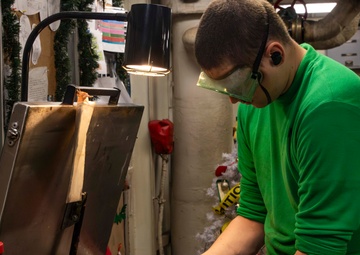 Abraham Lincoln conducts routine operations