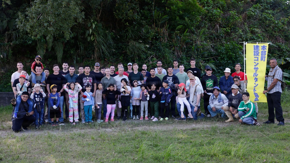 UDP Marines River Clean-Up Alongside Local Community