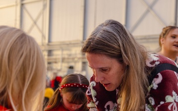 Edwards hosts children's holiday party