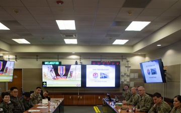 Republic of Korea Army Ground Operations Command Signal Brigade visits 1st Signal Brigade