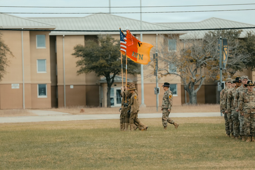1st Air Cavalry Brigade conducts Inactivation Ceremony for 7-17 ACS and 2-227 AVN