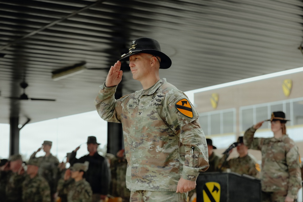 1st Air Cavalry Brigade conducts Inactivation Ceremony for 7-17 ACS and 2-227 AVN