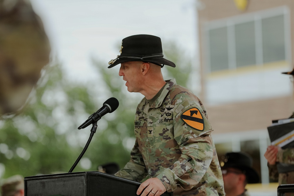 1st Air Cavalry Brigade conducts Inactivation Ceremony for 7-17 ACS and 2-227 AVN