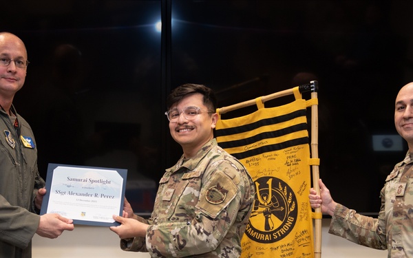 Samurai Spotlight: Staff Sgt. Alexander Perez