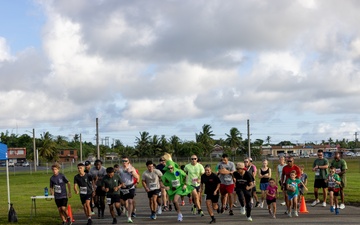 Marine Corps Base Camp Blaz conducts Jingle Jog