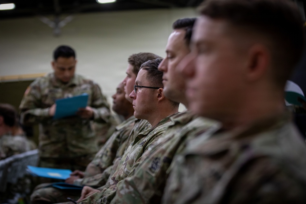 1st Air Defense Artillery Regiment (2-1 ADA BN) conducts pre-deployment operations before U.S. Central Command mission