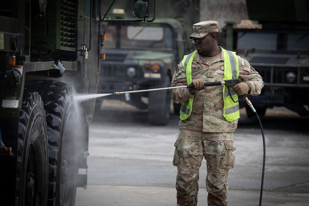 1st Air Defense Artillery Regiment (2-1 ADA BN) conducts pre-deployment operations before U.S. Central Command mission