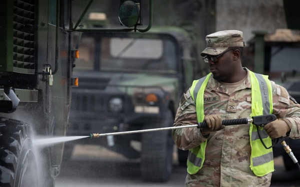 1st Air Defense Artillery Regiment (2-1 ADA BN) conducts pre-deployment operations before U.S. Central Command mission