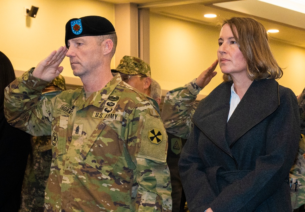 Command Sgt. Maj. Donny R. Thornton Assumption of Responsibility Ceremony