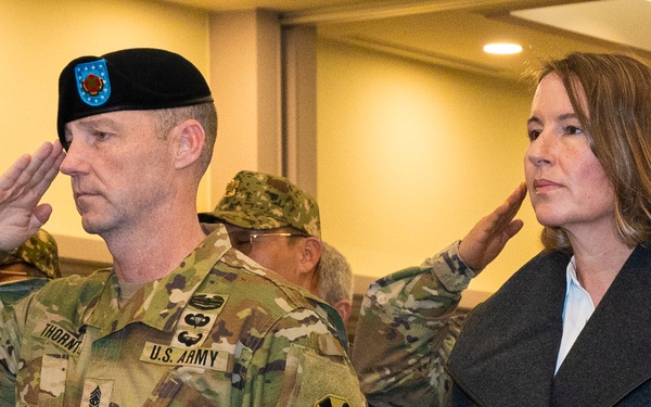 Command Sgt. Maj. Donny R. Thornton Assumption of Responsibility Ceremony