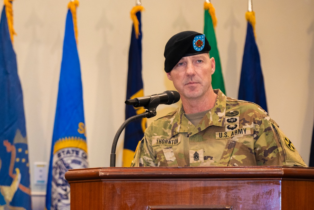 Command Sgt. Maj. Donny R. Thornton Assumption of Responsibility Ceremony