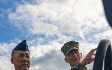 JASDF Southwestern Air Defense Forces commander tours MACG-18 operations