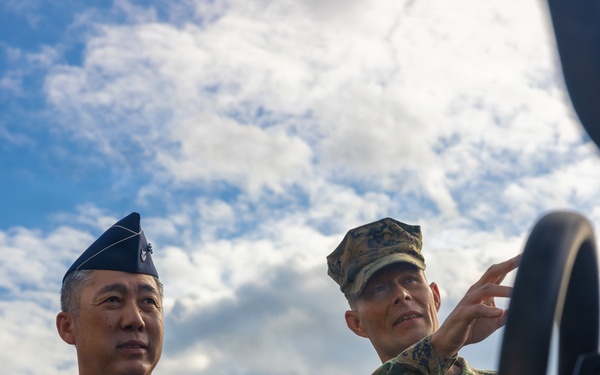 JASDF Southwestern Air Defense Forces commander tours MACG-18 operations