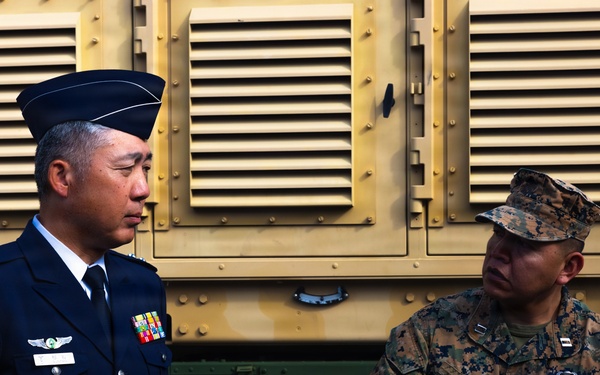 JASDF Southwestern Air Defense Forces commander tours MACG-18 operations