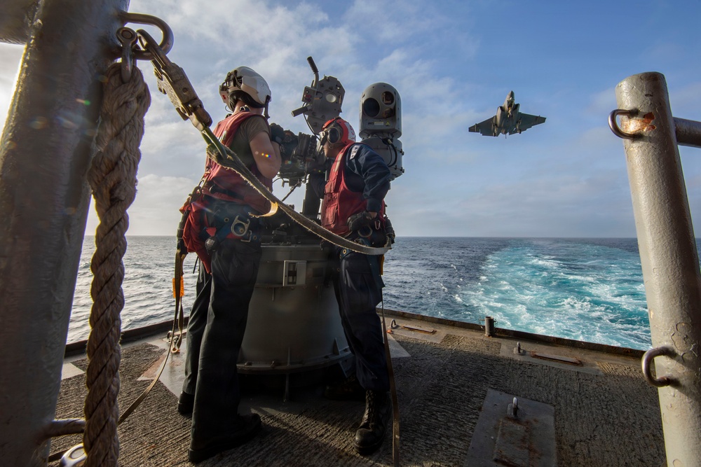 Abraham Lincoln conducts routine operations