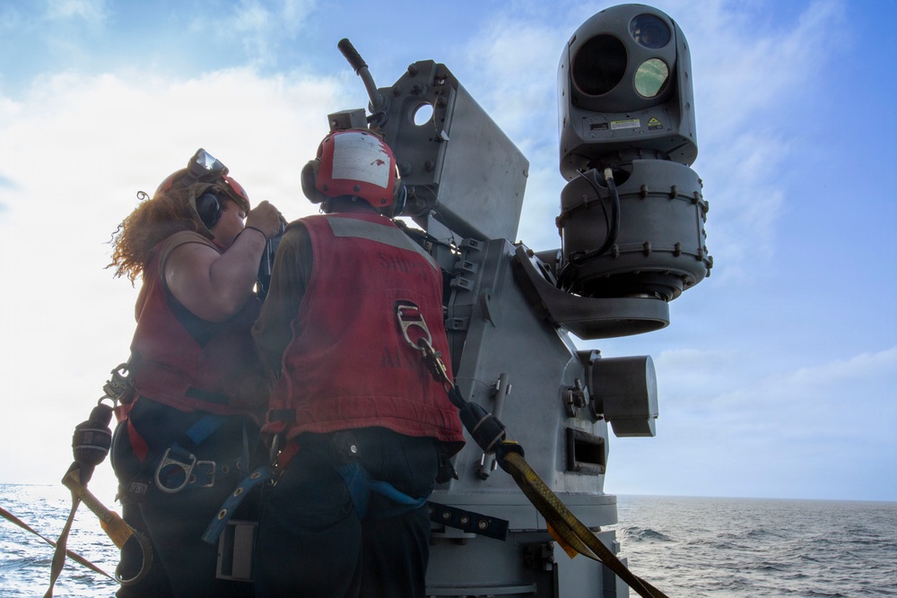 Abraham Lincoln conducts routine operations