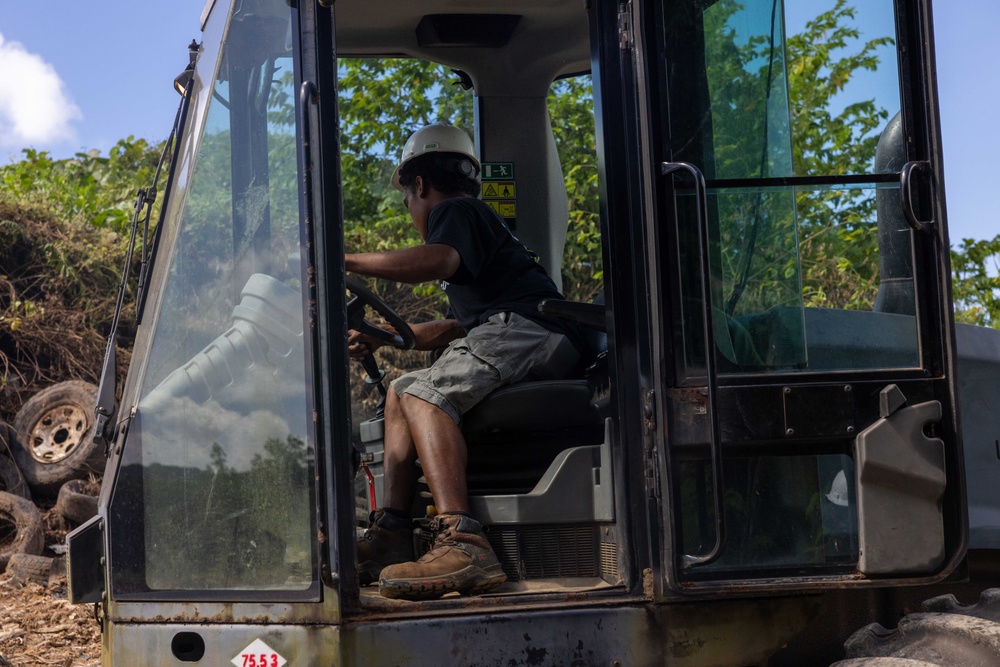 Civic Action Team Palau 84-10 Road Construction