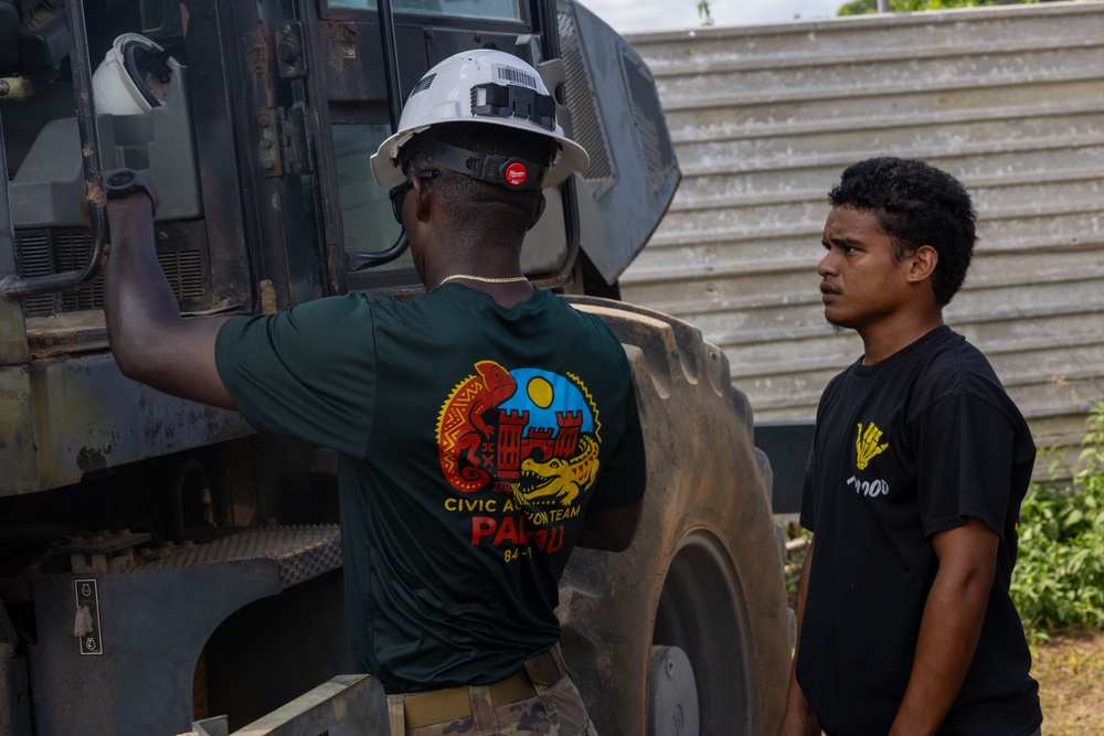 Civic Action Team Palau 84-10 Road Construction