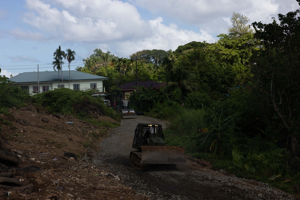 Civic Action Team Palau 84-10 Road Construction