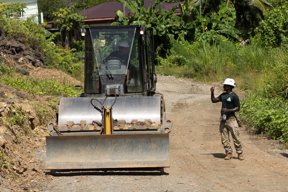 Civic Action Team Palau 84-10 Road Construction