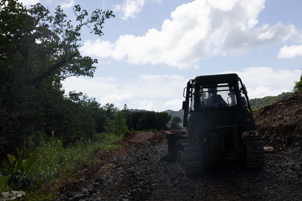 Civic Action Team Palau 84-10 Road Construction