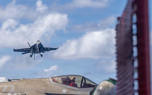 Abraham Lincoln conducts routine flight operations