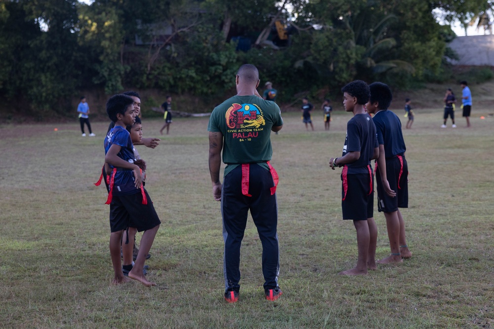 Civic Action Team Palau 84-10 Football