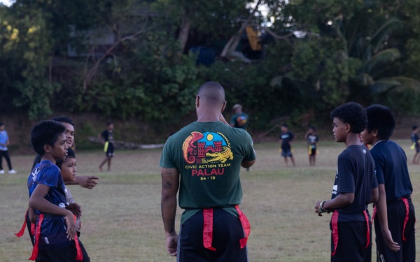 Civic Action Team Palau 84-10 Football