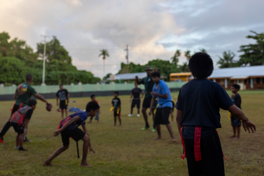 Civic Action Team Palau 84-10 Football