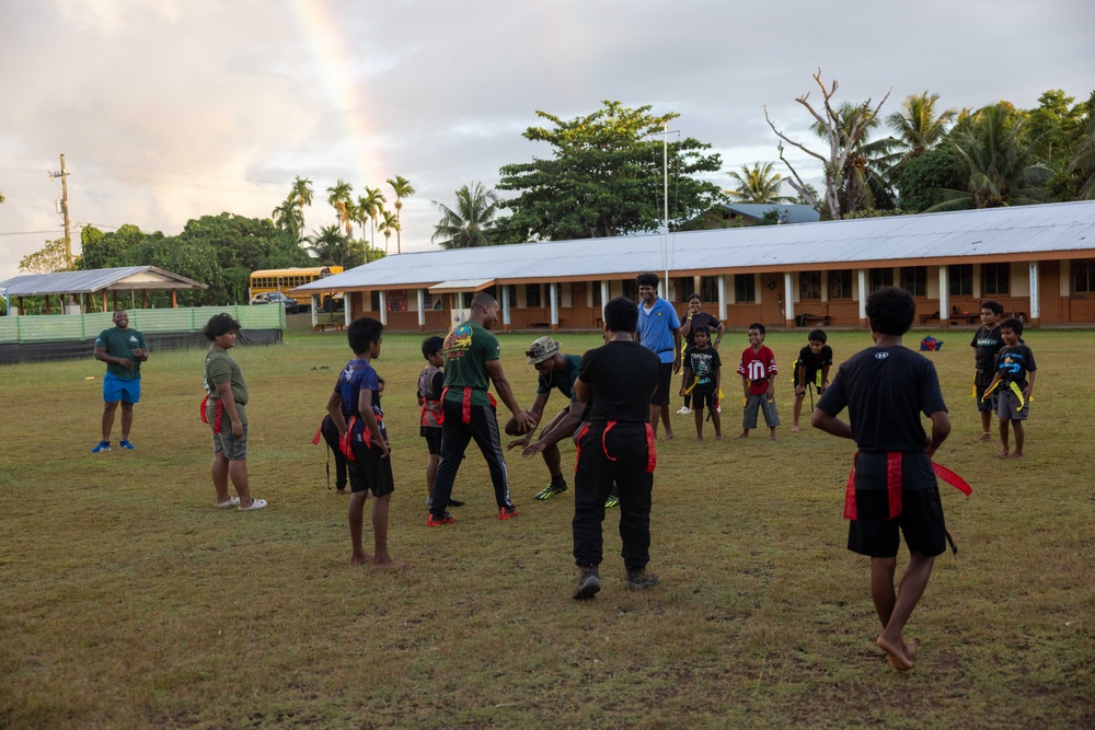 Civic Action Team Palau 84-10 Football
