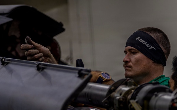 Abraham Lincoln conducts routine operations