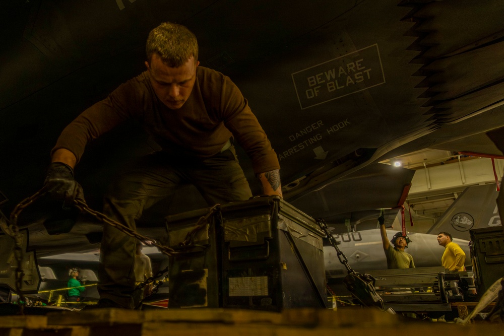 Abraham Lincoln conducts routine operations