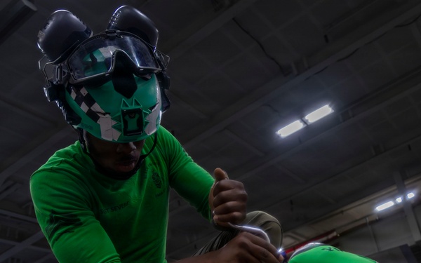 Abraham Lincoln conducts routine operations