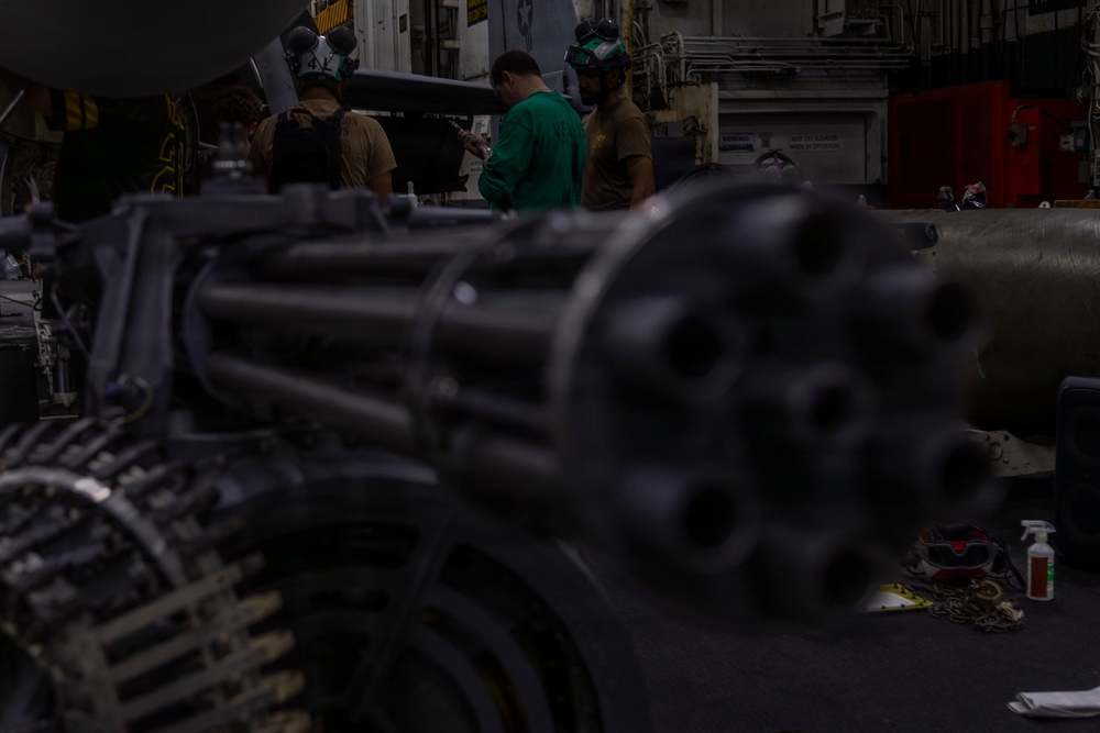 Abraham Lincoln conducts routine operations