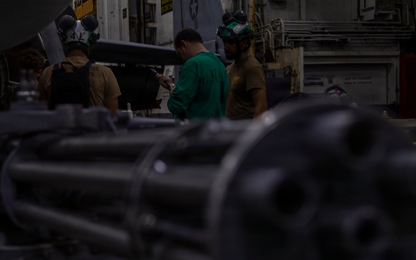 Abraham Lincoln conducts routine operations