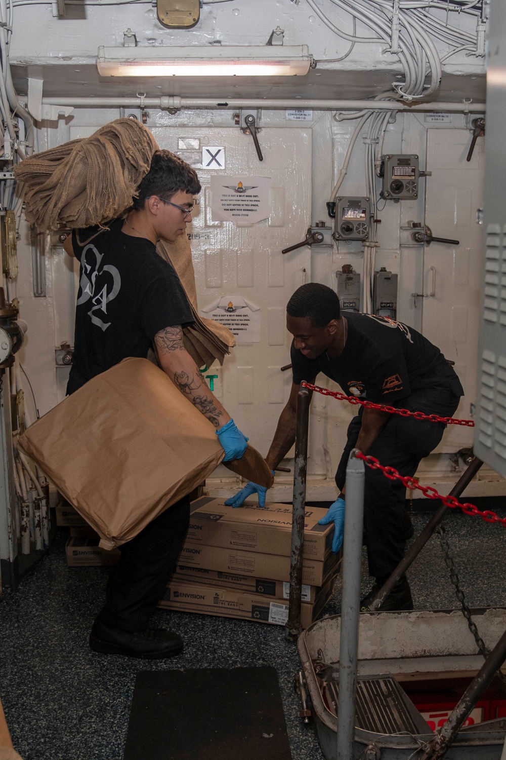USS Abraham Lincoln conducts routine operations.