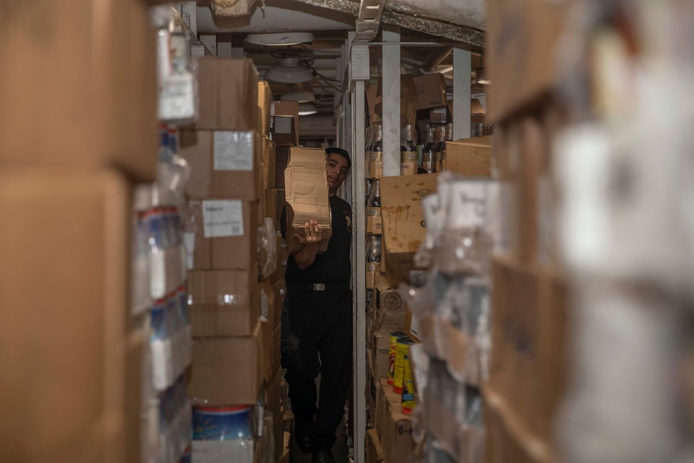 USS Abraham Lincoln conducts routine operations.