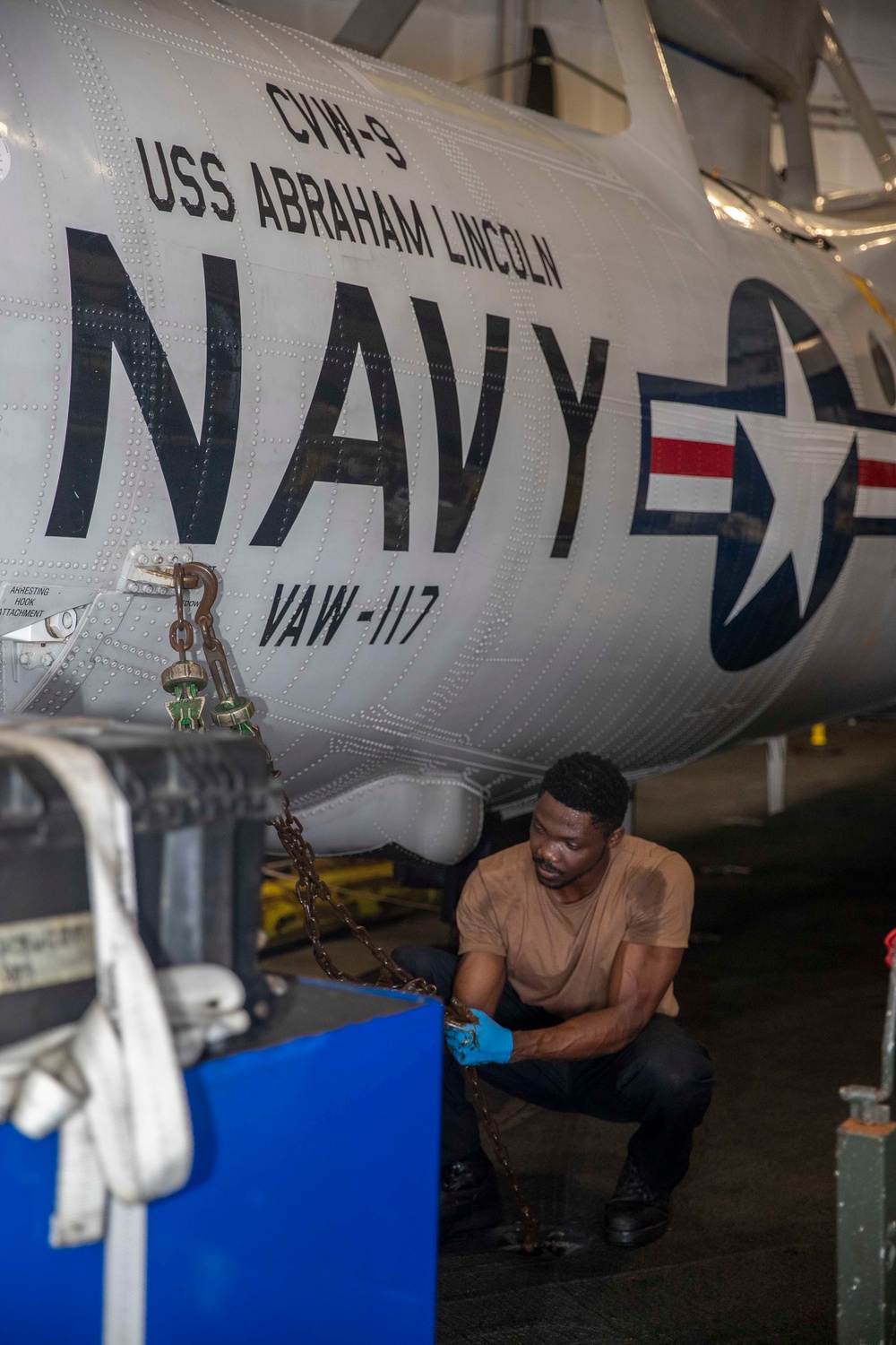 USS Abraham Lincoln conducts routine operations.