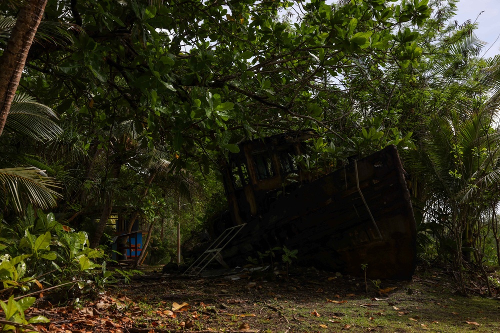 Relics of World War II in Peleliu, Palau