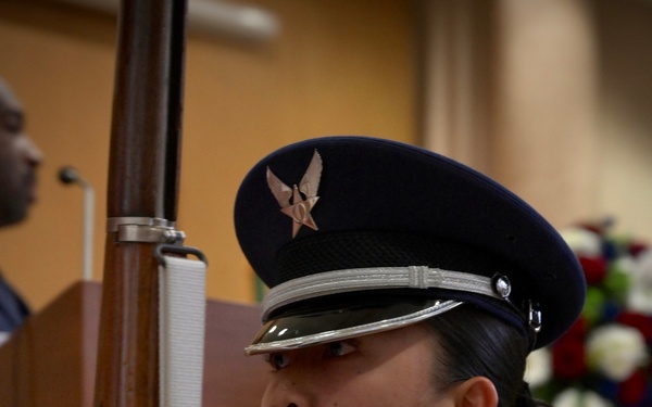 31st Fighter Wing hosts memorial ceremony for Airman First Class Ahmad Gilley