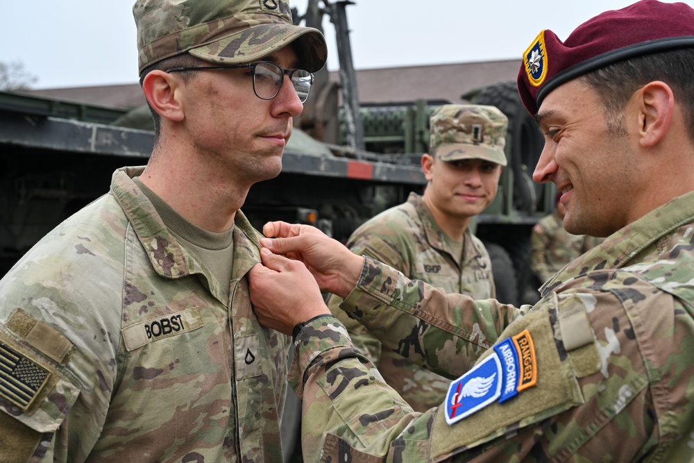 Sky Soldiers Awarded the Military Marching Badge