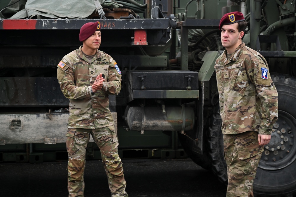 Sky Soldiers Recognize Heroes of the Week